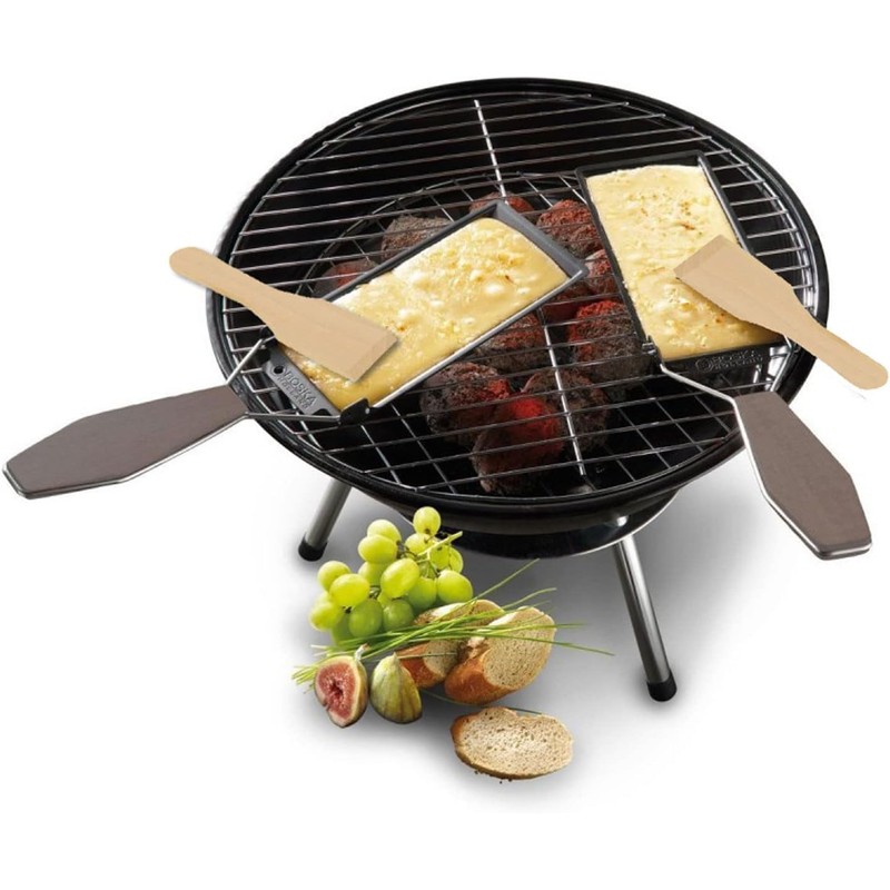 4 Pieces Wooden Scraper Cheese Barbecue Spoon Scraper (Apricot, One