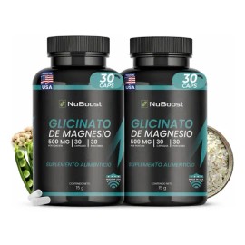 Nuboost Kit Piezas Glicinato Magnesio Days