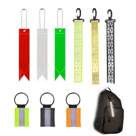 9Pcs Safety Reflectors Pendants (9PCS)