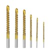 XiBany 3/6pcs Cobalt Drill Bit Set Spiral Screw Metric Composite