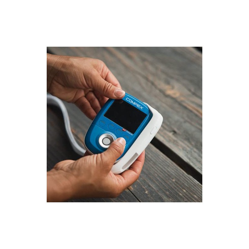 Compex Wireless Guaina Protettiva con Cordino, Bianco
