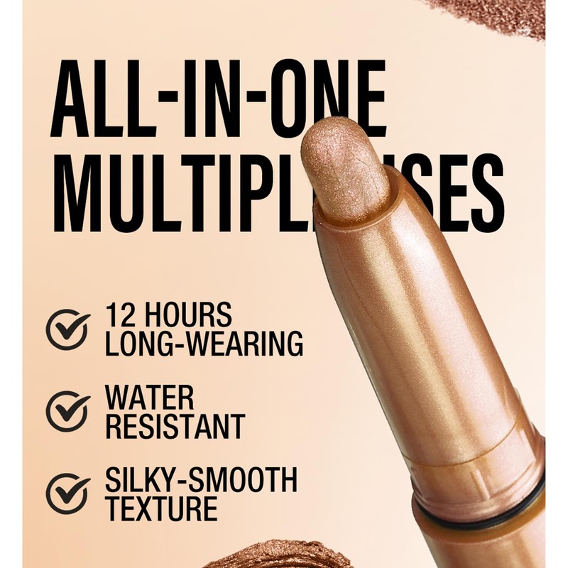 Kyannkara Eyeshadow stick Smooth Cream Shimmer Shadow Nude Matte Smoker