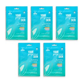 Dr. PawPaw Face Sheet Masks Set - Nourishing and Moisturizing Face Products - Hydrating Sheet Masks with Cactus Flower and Vitamin B5-5 pc