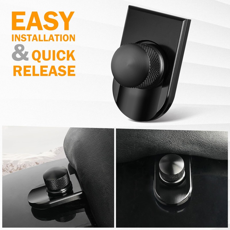 PBYMT Rear Seat Bolt Quick Release Seat Tab Cover Screws