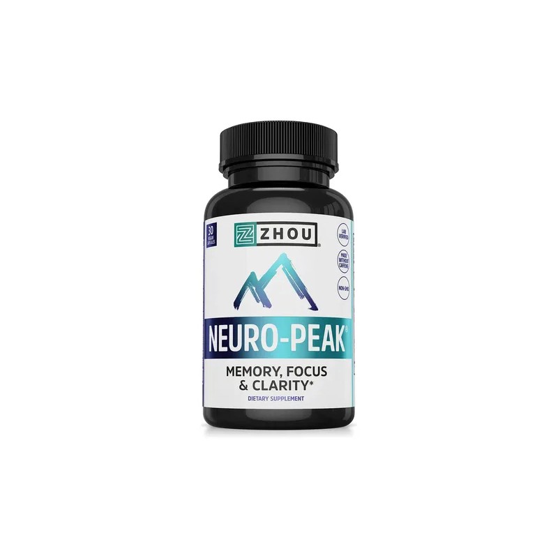 Zhou Neuro Peak Cápsulas Nootrópicas Para Memoria Y Claridad