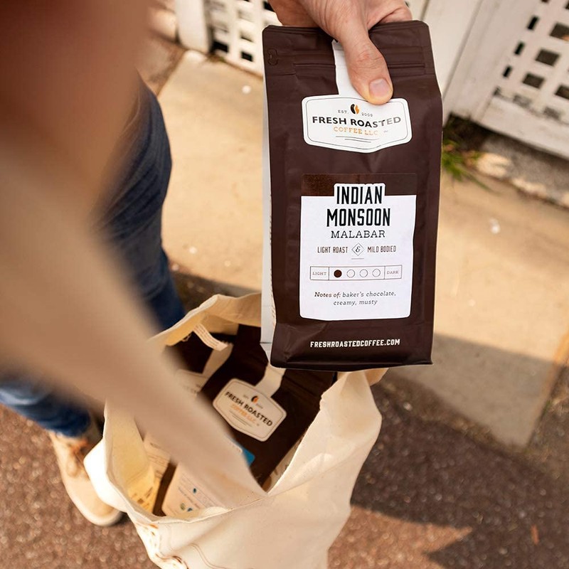 Fresh Roasted Coffee, Indian Monsoon Malabar, 2 lb (32 oz),