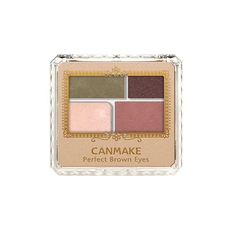 Canmake Perfect Brown Eyes 06 Antique Khaki, 0.1 oz (3.6