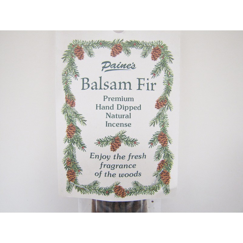 20 Sticks 11" Balsam FIR Hand Dipped Natural Incense by