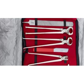 SOI Starry Ocean Inc Farrier Horse Hoof Kit Nippers Nail Puller Clincher Buffer and Puller Trimming