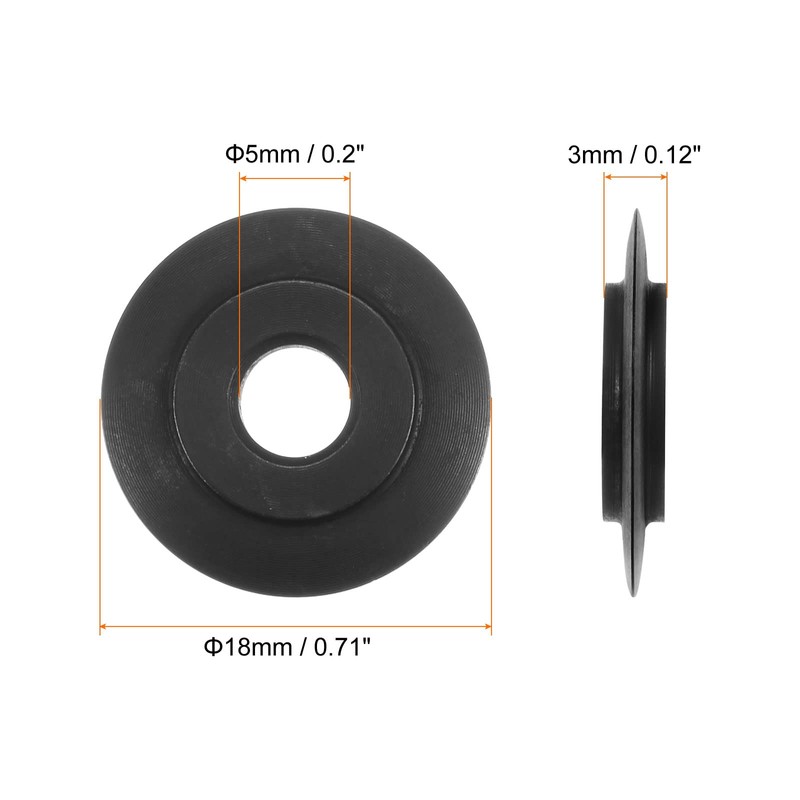 sourcing map 2pcs Replacement Cutter Wheels 18mm OD x 5mm
