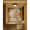 Motion Sensor Rechargeable Ceiling Light with Remote, 12000mAh Waterproof Wireless