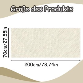 Non-Slip Mat for Carpet, 70 x 200 cm / 27.55 x 78.74 in PVC Cuttable Non-Slip Underlay, Multi-Purpose Non-Slip Mat, Washable PVC Mesh Non-Slip Pad, for Indoor, Drawer, Car