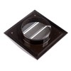 Steinberg14 Brown 125mm / 5'' Plastic Gravity Grille - Ducting