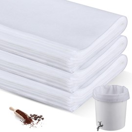 Cinnvoice 50 Pcs 20" x 20" Commercial Cold Brew Coffee Filter Bags for 5 Gallon Commercial Systems with Drawstring Disposable Cold Brew Bags for Commercial Model Cold Brew Coffee Makers