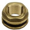 RAINPAL BBF010RH Brass Bulkhead Tank Fitting (Female 3/4" Straight Pipe
