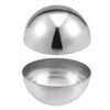 uxcell 101mm(3.98") Dia. Decorative Hollow Half Cap Ball 304 Stainless