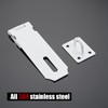 JQK Door Hasp Latch Lock, 5 Inch 304 Stainless Steel