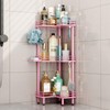 HapiRm Corner Shower Caddy Standing - 3 Tier Shower Organizer
