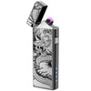 LcFun Electric USB Rechargeable Lighter Windproof Plasma Dual Arc Pocket