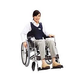 Footmark 403655-381 One-Touch Wheelchair Belt Keeper EX Navy