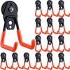 Landhoow 18 Pcs Large Magnetic Hooks Heavy Duty Garage Magnet