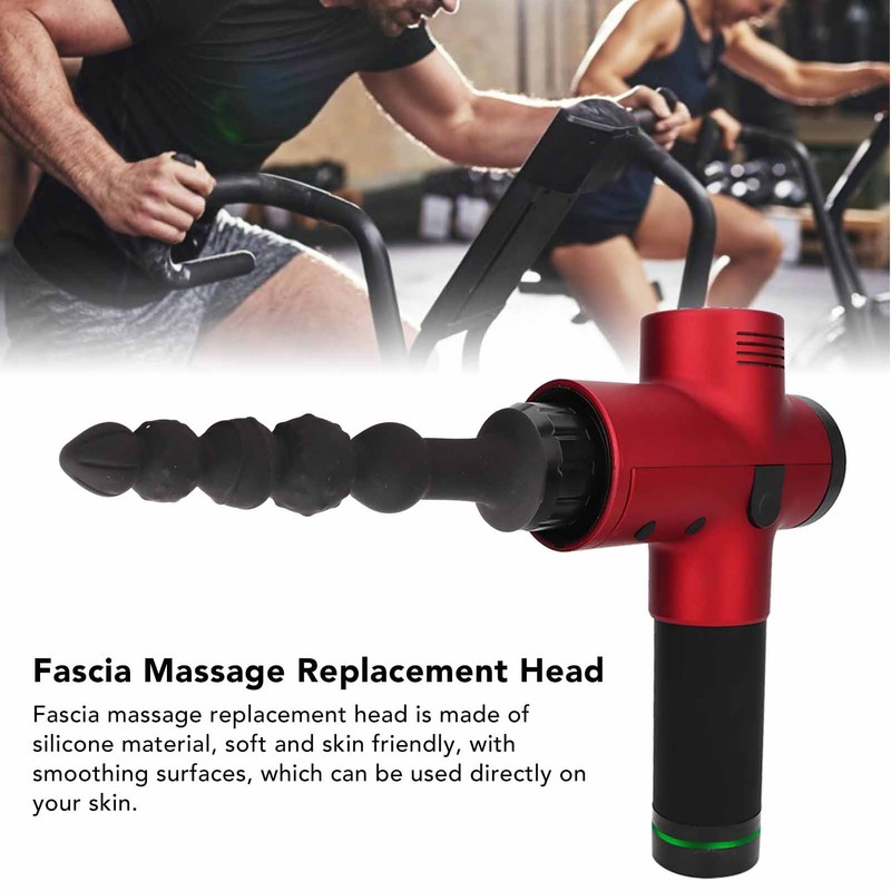 Fascia Massager Replacement Head Promote Recovery Waterproof Silicone Muscle Massager