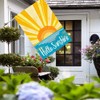 RABUSOFA Hello Sunshine Summer House Flag 28x40 Inch Double Sided