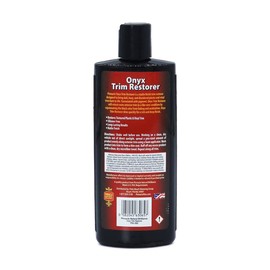Pinnacle Natural Brilliance Onyx Trim Restorer | Silicone-Free Formula for Black Plastic & Vinyl Trim | Restores Depth & Matte Finish | Long-Lasting Protection | PIN-385 | 8 oz