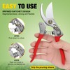 Yesker Pruning Shears Garden Shears 8.6" Professional Bypass Garden Scissors