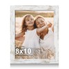 Hongkee 8x10 Picture Frame, Made of Real Glass and Wooden