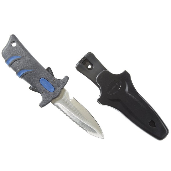 AKONA Edge BCD Knife: Specifically designed to be easily installed on Sherwood Scuba or Genesis Scuba BCDs