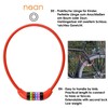 Nean children's-bicycle-cable-lock, number code combination lock in colourful design, 10