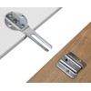 gedotec Table Top Connector Working Plate Panel Connectors Galvanised Steel