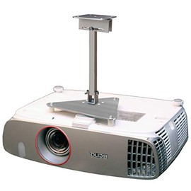 PCMD, LLC. Projector Ceiling Mount Compatible with BenQ HT2050 HT2050A HT2150ST HT3050 W1110 W2000 with Lateral Shift Coupling (14-Inch Extension)