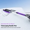 HEEYA 48 Inch Long Snow Brush for SUV, Extendable Ice