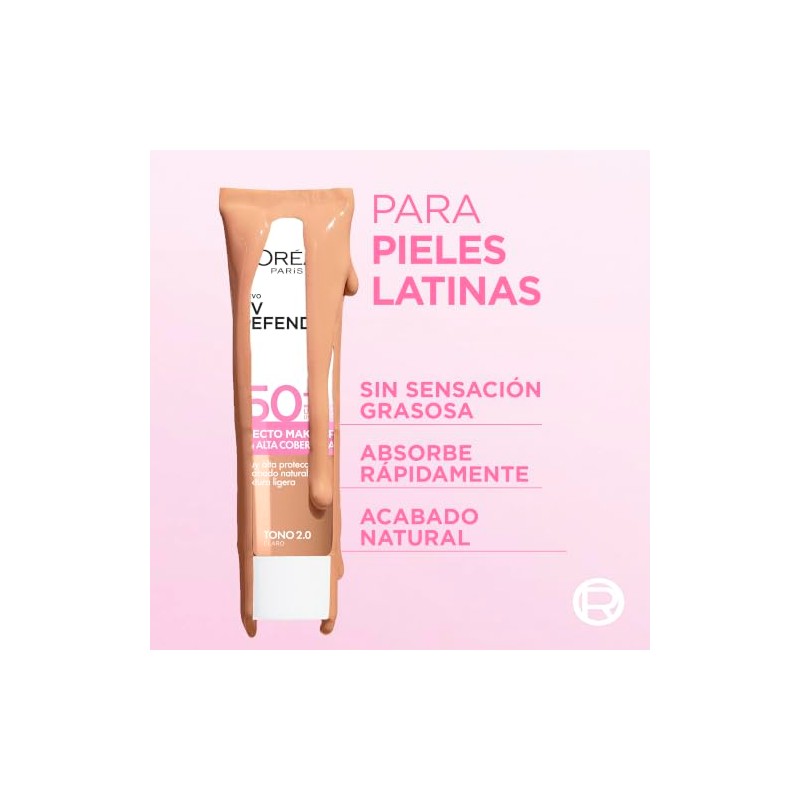 L'Oréal Paris UV Defender Efecto Make Up FPS 50+ 2.0