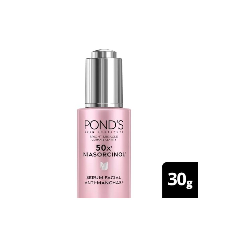 POND'S Sérum Facial 50x Bright Miracle con Niasorcinol Anti-manchas, 30gr