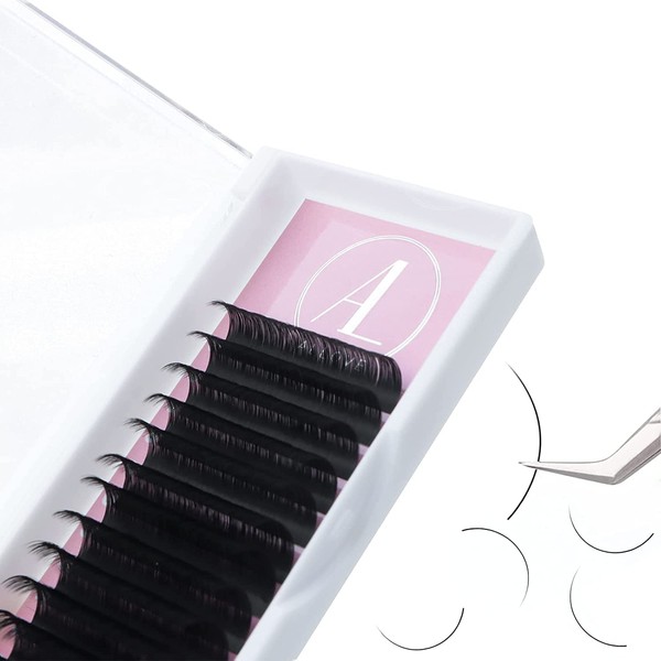 ALLOVE Eyelash Extension, Classic Lash Extensions, 0.15 DD Curl, 10