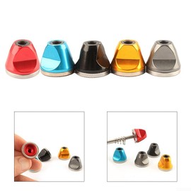 Bike Quick Release Lever Nut, M5 Anti Slip Wheel Nuts Quick Release Axle Bolt Nut for Mountain Bike Road Bike Modified Parts(Blue)