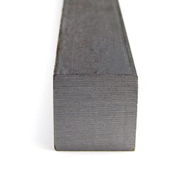 A36 Carbon Steel Square Bar, Unpolished (Mill) Finish, ASTM A36, 1/2" Thickness, 1/2" Width, 24" Length, OnlineMetals