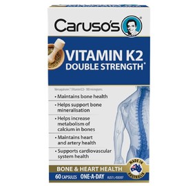Caruso’s Natural Health Caruso's Vitamin K2 Double Strength Cap X 60