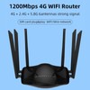 4G LTE WiFi Router 6 Antennas 2.4GHz 5GHz Dual Band