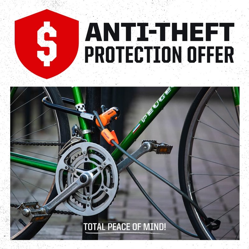 Kryptonite Keeper 510 Folding Bike Lock, Compact Lightweight High Security