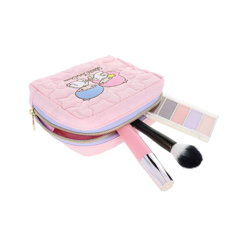Sun-Star Stationery Sanrio Characters Goods Quilted Pouch Little Twin Stars