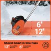 VOLTASK 12-Inch Corded Snow Blower, 10 Amp Electric Snow Blower