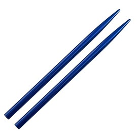 2 Pack - 3 1/2" Type II (Mid-Sized / "Manny Method") Aluminum Paracord Stitching Needle by Jig Pro Shop (Blue)