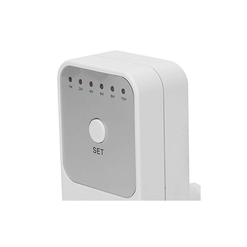 Digital Countdown Light Timer Plug 1-10 Hours Adjustable ABS Output