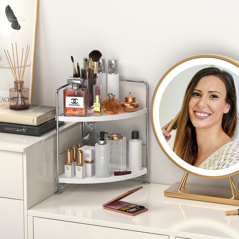 Ncheli Double Layer Corner Shelf Kitchen Worktop Kitchen Corner Shelf