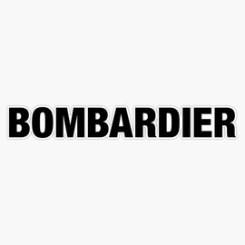Bombardier Aircraft Aviation Window Bumper Sticker Decal 5"
