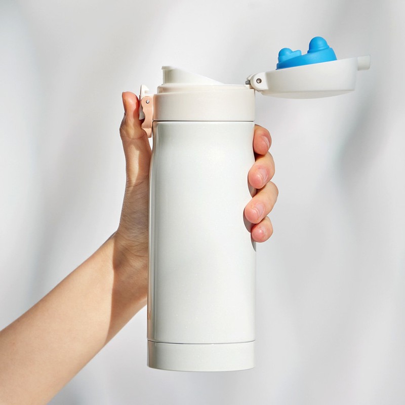 CLINA hot and cold one-touch tumbler 350ml/500ml water bottle/thers, 350ml/matte